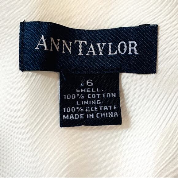 Ann Taylor Strapless Sun Dress Striped A-Line Size 6 - Picture 12 of 12